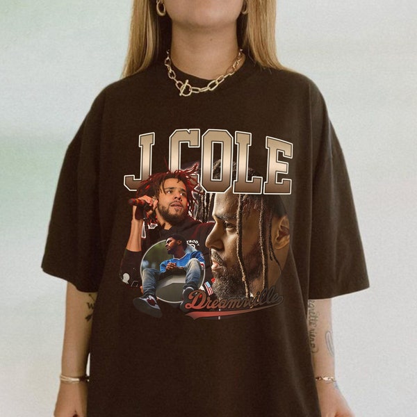 J Cole Vintage 90s T-Shirt, J Cole Shirt, J Cole Concert Shirt, Bootleg Tee, Gift For Men