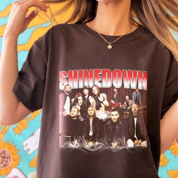 Shinedown shirt, Shinedown Vintage Band T-Shirt, The Revolutions Live Tour Shirt, Shinedown Fan Gifts Shirt