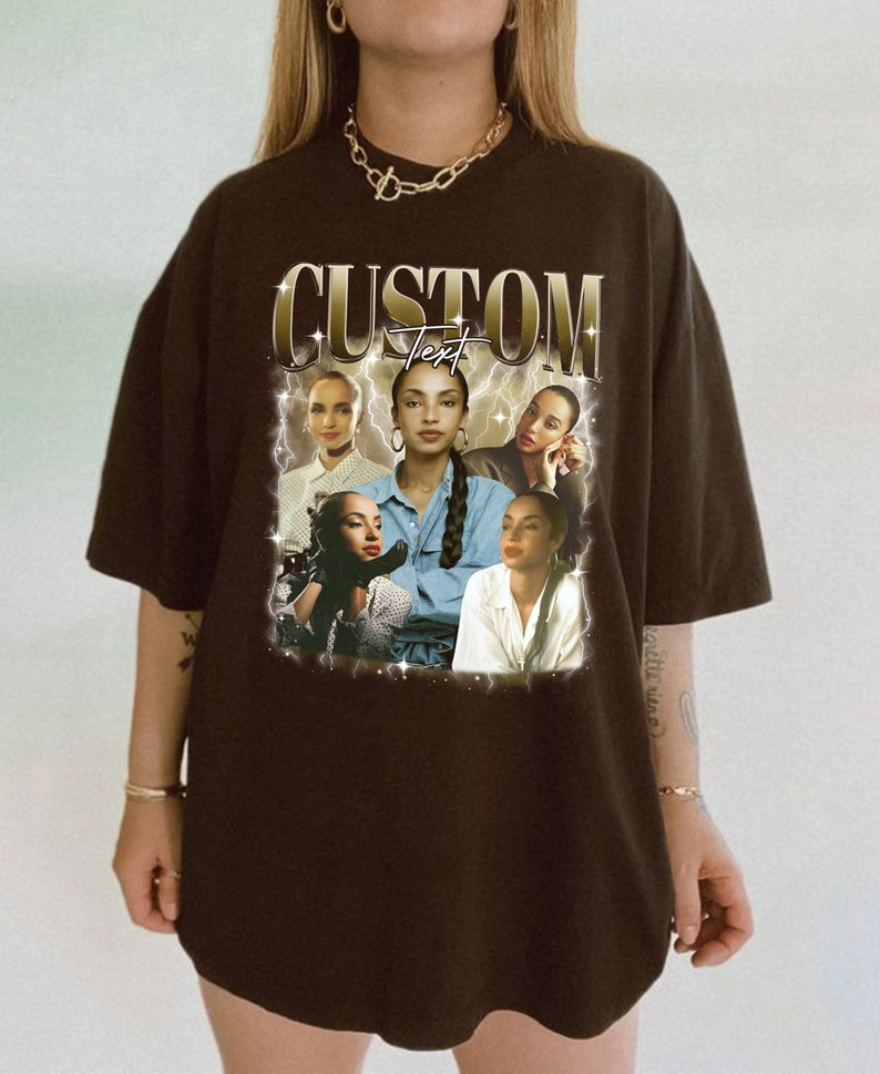 T-shirt bootleg personnalisé vintage des années 90, petite amie, t-shirt petit ami, t-shirt de rap bootleg personnalisé rétro, insérez votre design, chemise personnalisée image 1