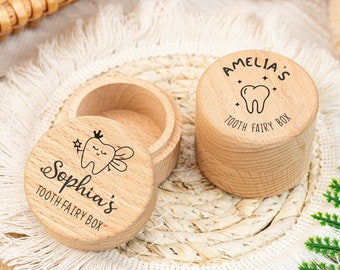 First Tooth Fairy Box,Tooth Keepsake Box,Custom Wooden Tooth Fairy,Tooth Fairy Trays,Tooth Box for Girls, Children&#39;s Tooth Fairy Storage Box