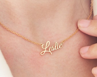 Name Necklace,Personalized Name Necklace,Dainty Name Necklace,Necklace For Women,Gift For Mom,Bridesmaid Gift,Birthday Gift,Anniversary Gift