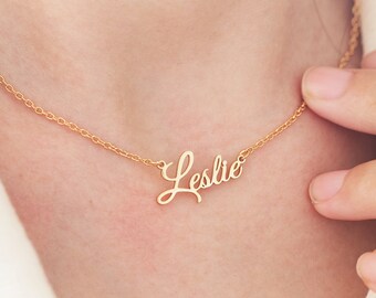 Name Necklace,Personalized Name Necklace,Dainty Name Necklace,Necklace For Women,Gift For Mom,Bridesmaid Gift,Birthday Gift,Anniversary Gift