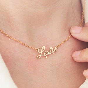 Name Necklace,Personalized Name Necklace,Dainty Name Necklace,Necklace For Women,Gift For Mom,Bridesmaid Gift,Birthday Gift,Anniversary Gift