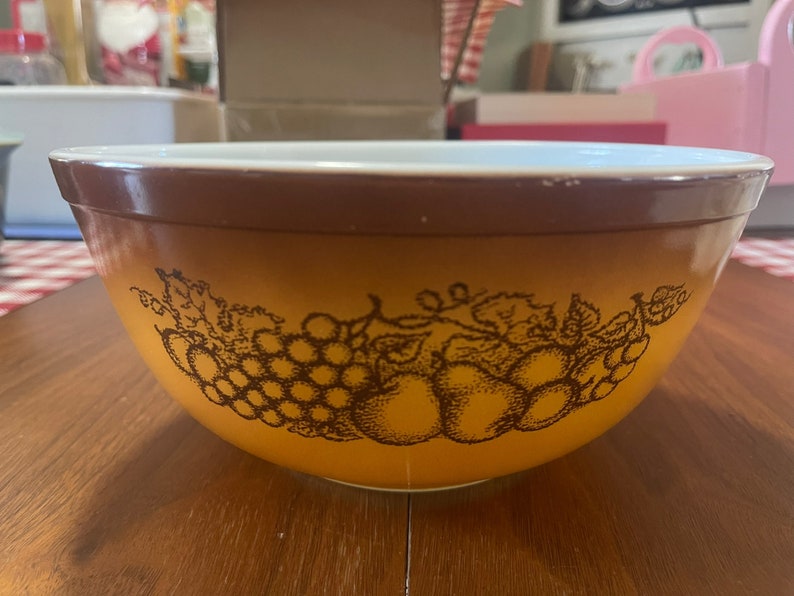 Pyrex Dish Bowl, Orchard Patern image 9