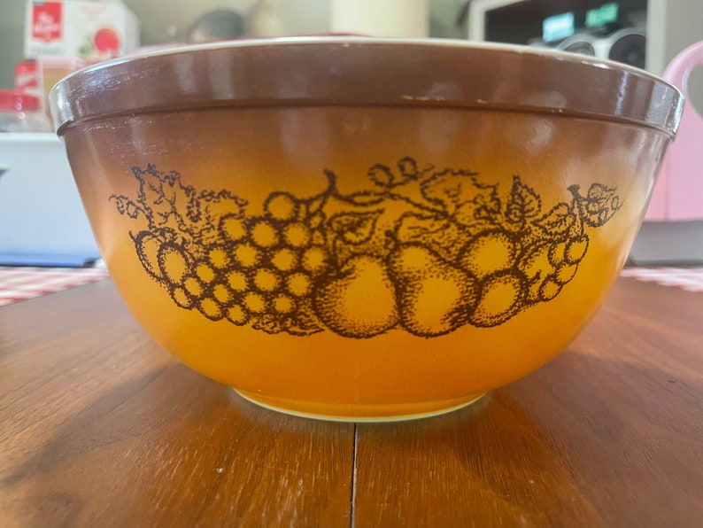 Pyrex Dish Bowl, Orchard Patern image 7