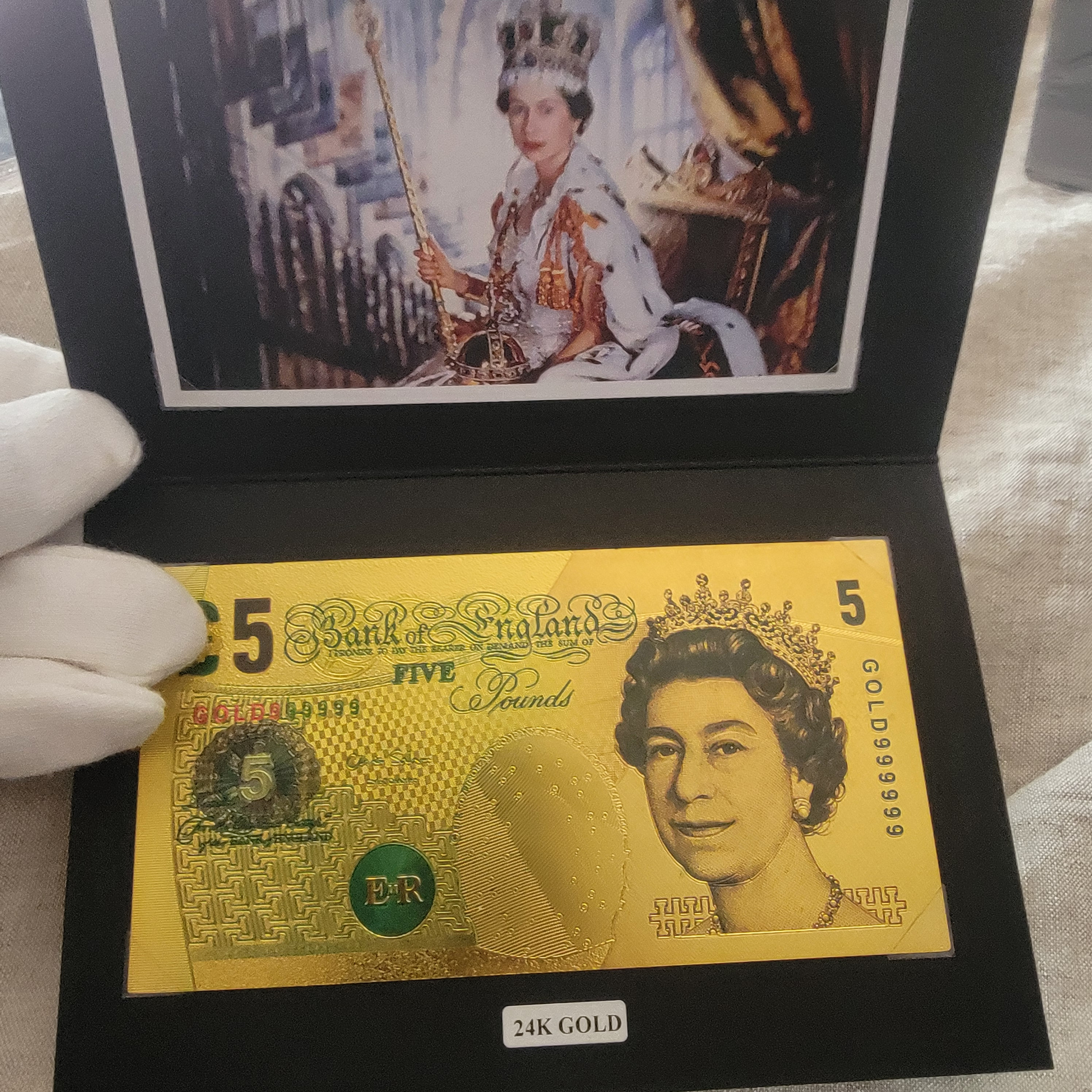 Gold Bank Note - Etsy UK