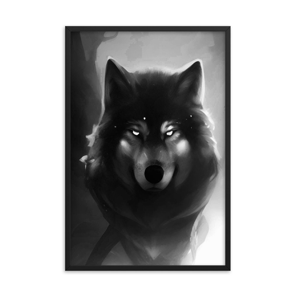 Wolf Art Wolf Print Wolf Wall Art Wolf Decor Wolf Wall Decor Etsy