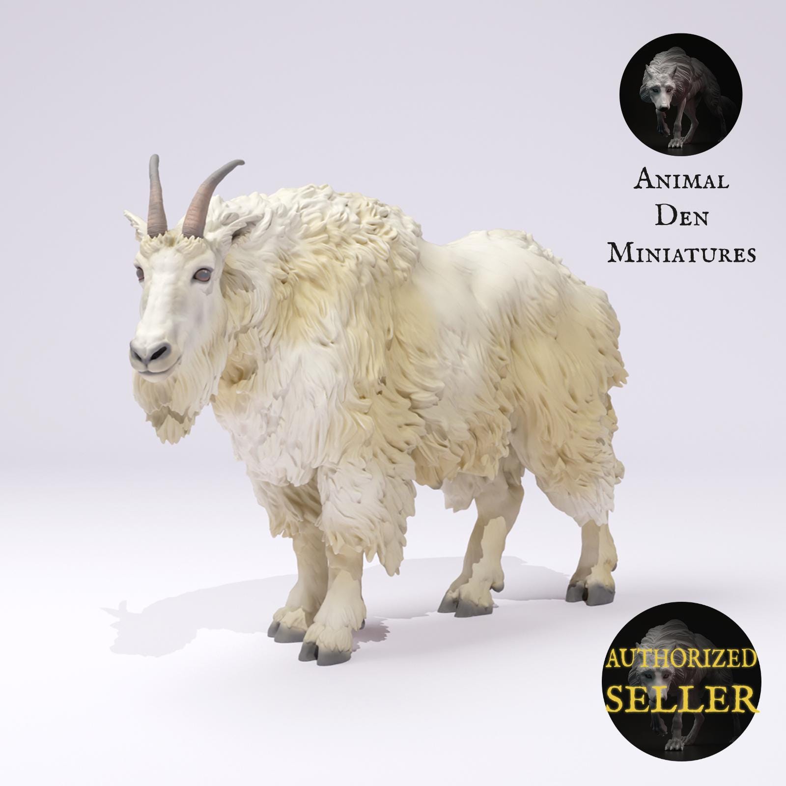 Rocky Mountain Goats • 1:48 • O Scale Model Railroad Animal