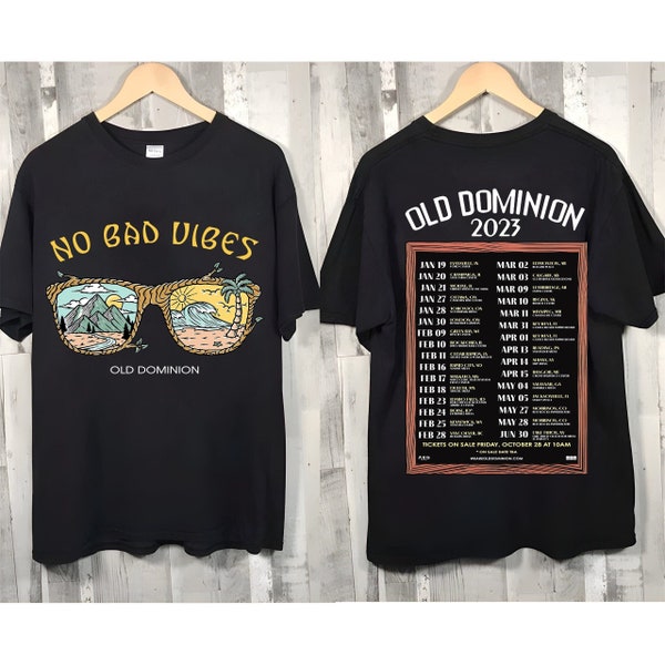 Old Dominion Shirt No Bad Vibes Etsy