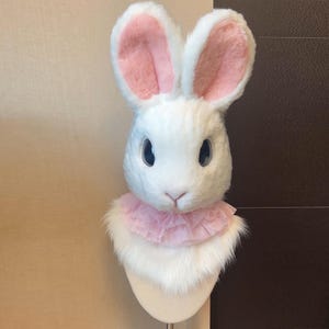 着ぐるみマスク コスプレ 動物 着ぐるみ マスク 美少女マスク 着ぐるみ 着ぐるみヘッド 猫 大垂れ耳 ライトブルー 全頭ヘッド ケモノ マスク コスプレ道具 コスプレ道具 仮装小道具 ハロウィン 学園祭