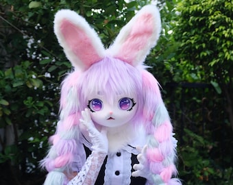 RABBIT  Fursuit Head/Furry Mask/Kigurumi mask/Therian Mask/Fursiut Head/Furry Head/Fursuit Premade/Christmas Gift/Halloween Costume