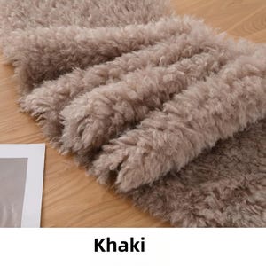 Multi-Color Curly Lamb Faux Fur,Plush Toscana Sheep Wool, for Fursuits, Costumes, Plush Toys & Rugs Faux Fur Fabric(12x20&quot;, by Yard)