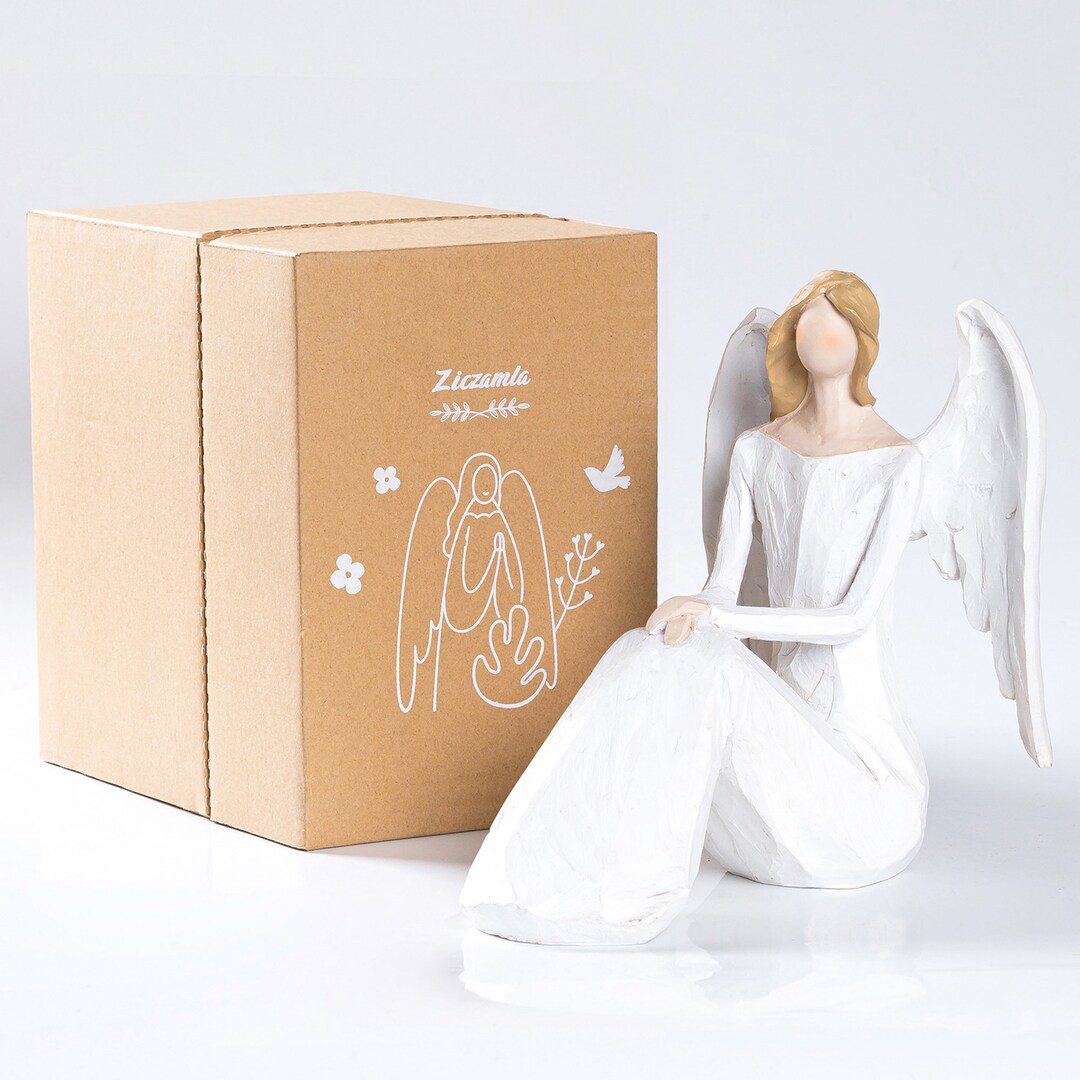 Guardian Angel Figurines Sympathy Gift, Collectible Angel Ornaments