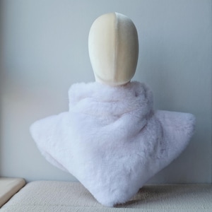 Weiß Schwarz Fursuit Neck Pattern｜Weihnachtsgeschenk für Furry｜Kigurumi Accessoires|Fursuit Schal｜Fluffy Neck Für Fursurit｜Neck Fur