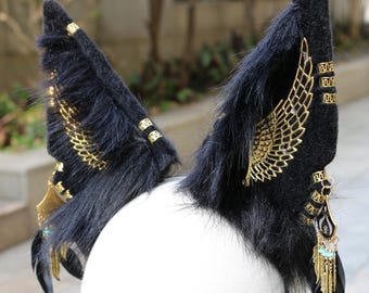 Serre-tête Oreilles De Loup En Fausse Fourrure PPFINE - Parfait Pour Halloween, Noël, Cosplay Et Fêtes
