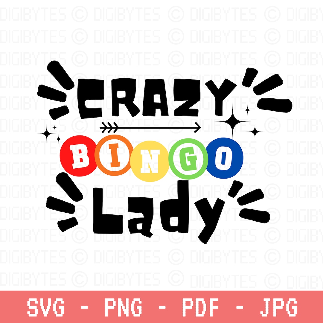 Bingo Svg Bingo Png Bingo for Cricut Shirt Commercial Use - Etsy