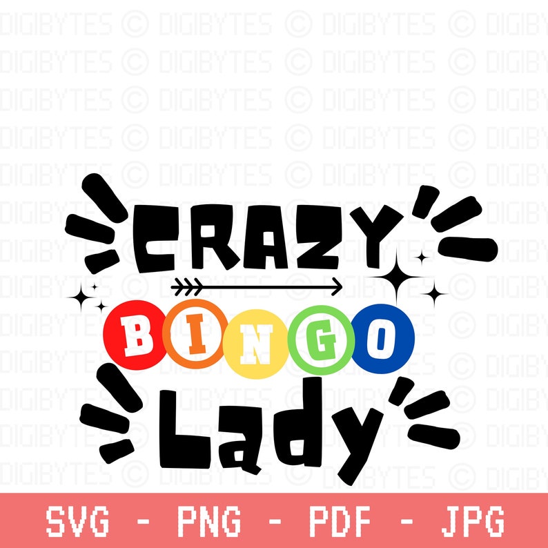 Bingo Svg Bingo Png Bingo for Cricut Shirt Commercial Use - Etsy