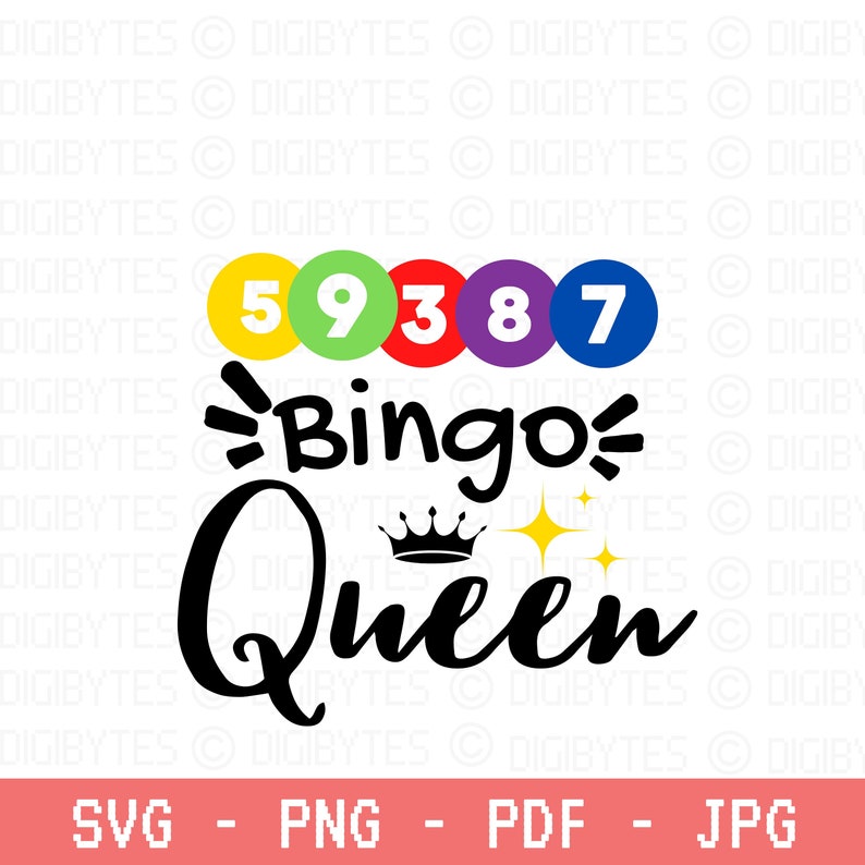 Bingo Svg Bingo Png Bingo for Cricut Shirt Commercial Use - Etsy