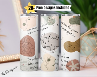 Bible Christian Affirmation Tumbler Png, Boho Aesthetic Affirmation Tumbler png,Religious Butterfly Tumbler wrap,Positive badass affirmation