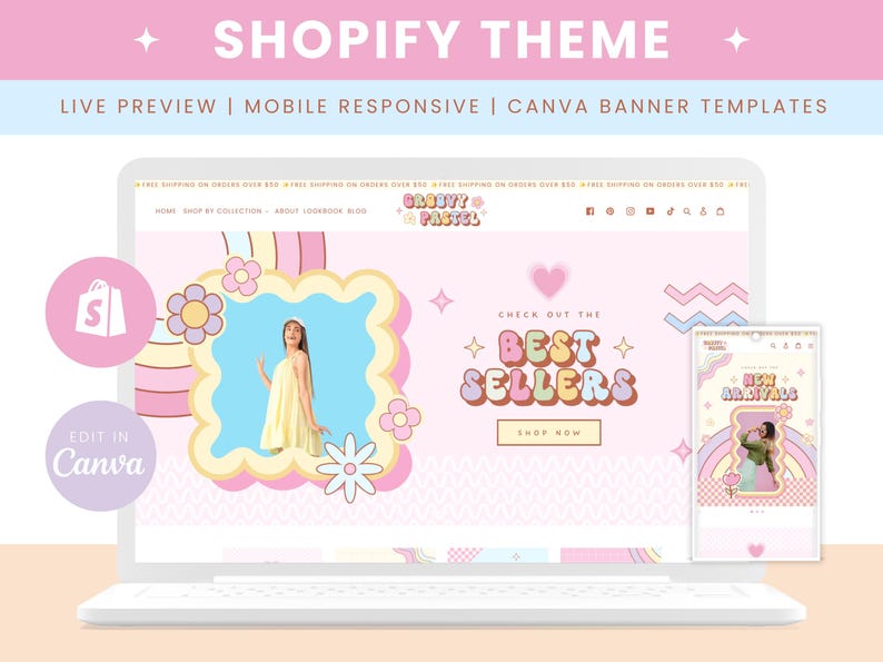 ite, Shopify Banners, Shopify Design, Boutique Website, shopify store, Neutral Website, Shopify Planner, shopify templates, Shopify Design, Online Store Theme,Pink Shopify Theme.