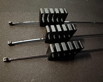 Kabelhållare 3-pack med 300 mm buntband