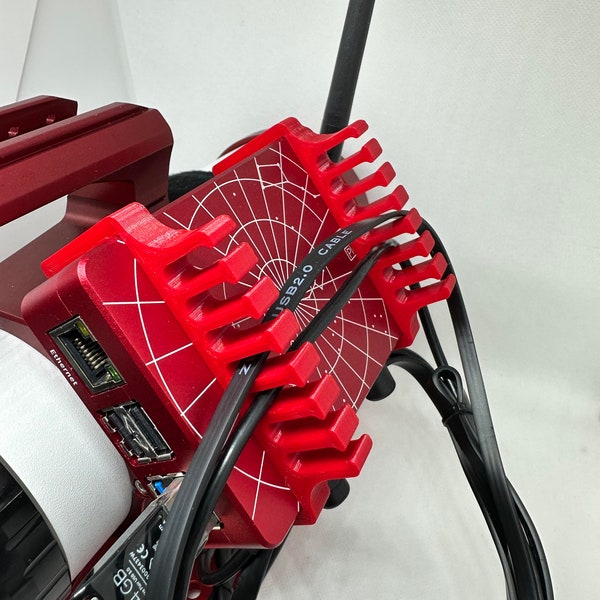 Organizador de cables ZWO ASI Air Plus - Negro y rojo