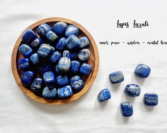 Lapis Lazuli Trommelstein Lapis Lazuli Kristall Natürlicher Lapis Lazuli Natürliche Kristalle Lapis Lazuli Trommelstein Meditation Lapis Lazuli