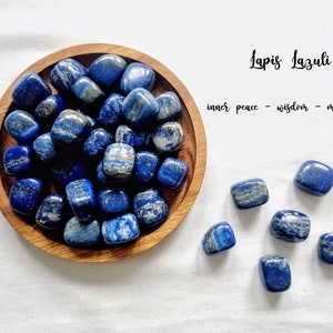 Lapis Lazuli Tumble Stone Lapis Lazuli Crystal Natural Lapis Lazuli Natural Crystals Lapis Lazuli tumble gemstone Meditation Lapis Lazuli