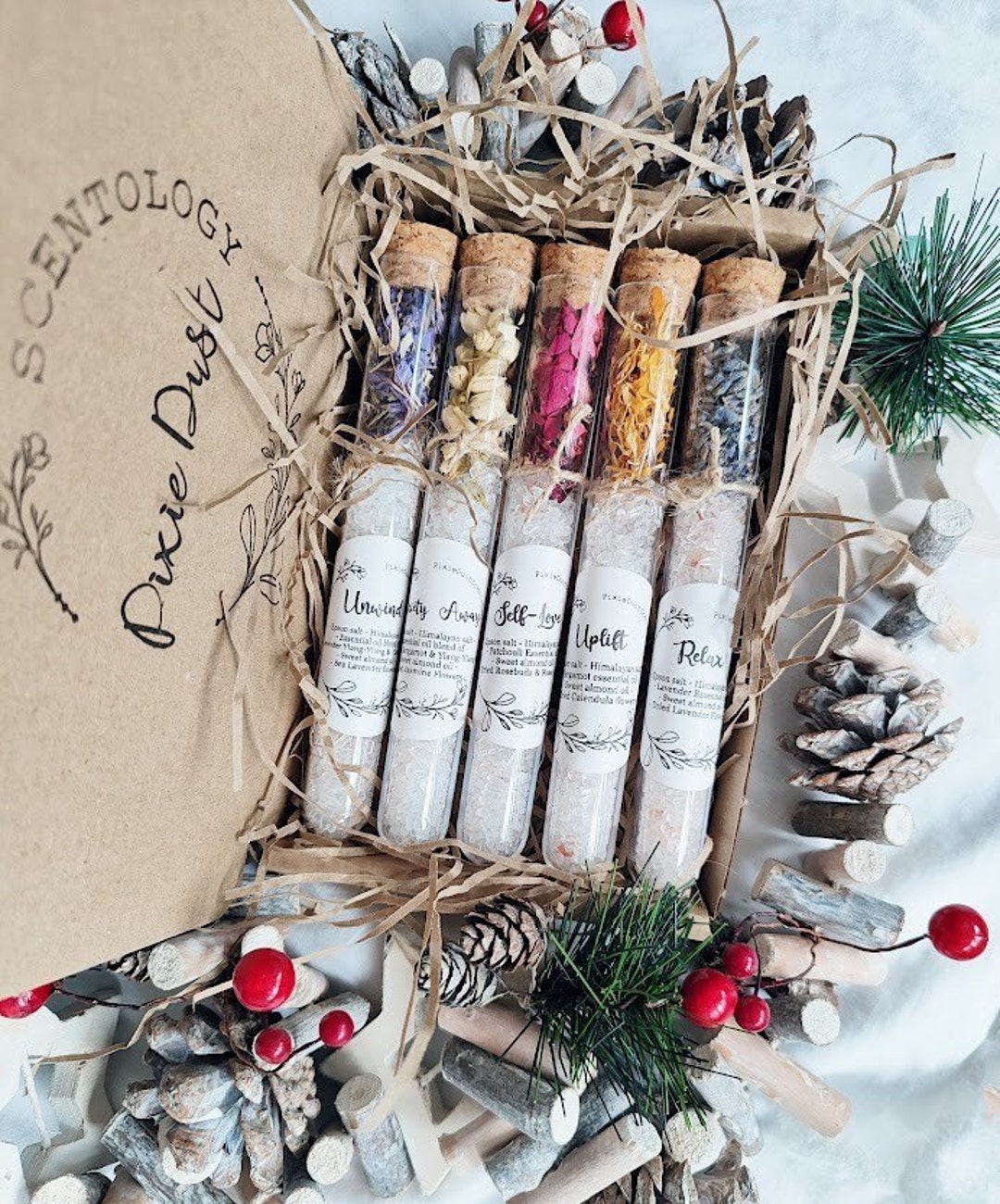 Bath Salts Tube Bath Salt Bath Salt Bath Salt Favors Spa Gift Natural