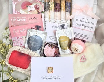 NEW BEGINNINGS gift set - Next Chapter Gift, New Job Gift, Fresh Start Gift, Hamper pamper, Gift for her, Friend Giftbox, Spa Self Care Gift