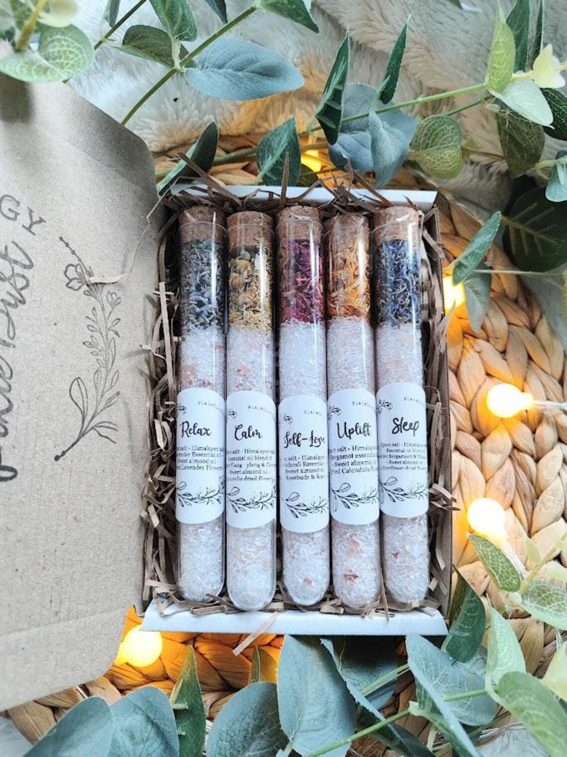 Bath Salts Gift Letterbox Gift Handmade Bath Salts Spa Gift for Her ...