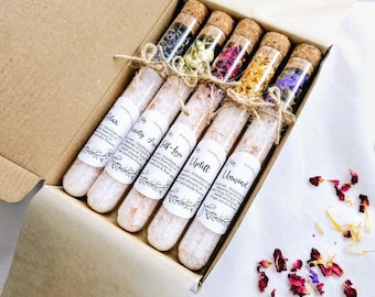 Bath Salts Tube Bath Salt Bath Salt Bath Salt Favors Spa Gift Natural Soak Salt Tube Favors Bath Salt Gift Set Spa Gift Set