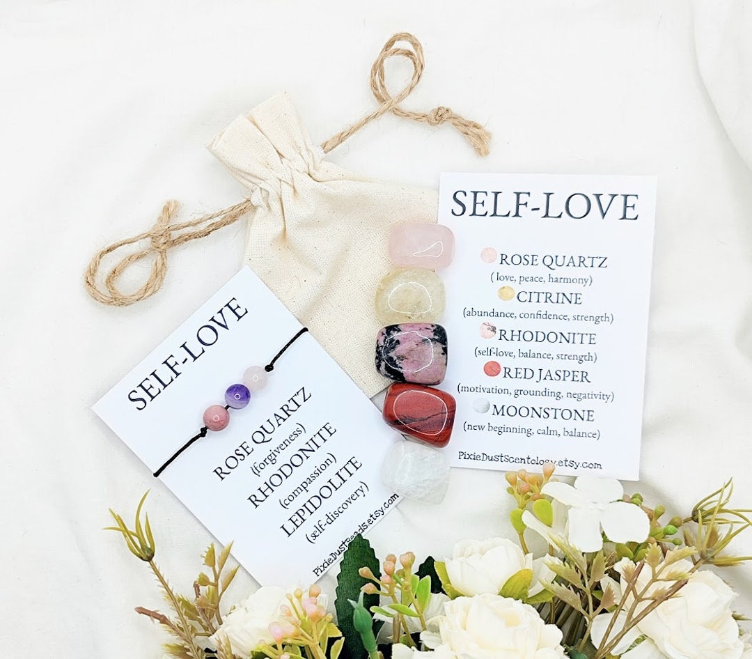Selflove Crystals for Selflove Selflove Crystal Set Love Etsy