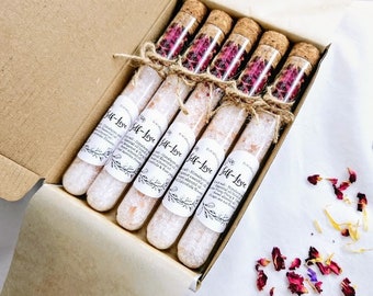 Bath Salts Tube Bath Salt Bath Salt Bath Salt Favors Spa Gift Natural Soak Salt Tube Favors Bath Salt Gift Set Spa Gift Set