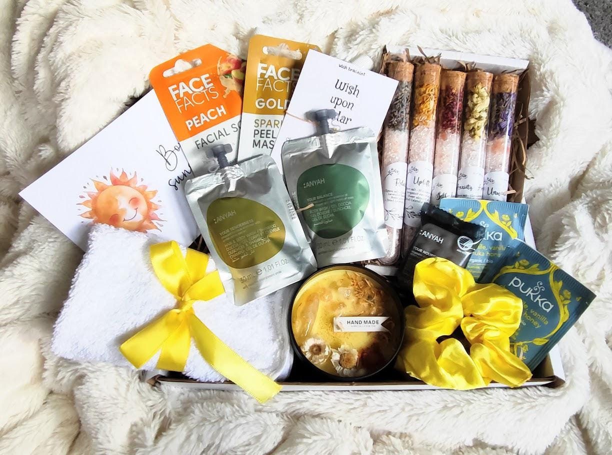 Get Well Soon Gift Box box of sunshine recovery get well box thinking of you  box for strength get well soon Thinking of you Birthday hamper
