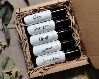 Roll On Perfume Perfume Oil Essential Oil Set Sel Care Kit Birthday Oil perfumes Roller Ball Perfumes Roll-on Wellbeing Gift