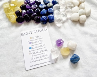 Crystals for Sagittarius Sagittarius zodiac Sagittarius crystals set zodiac zodiac crystal set Sagittarius gift astrology gift horoscope