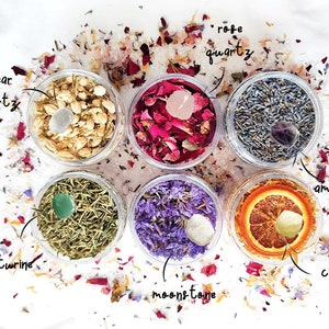 Bath salt with Natural crystal Bath Salt Bath Salt Favours Spa Gift Natural Soak Salt Tube Favours Bath Salt Gift Set Spa Gift Set