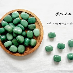 Aventurine Tumble Stone Aventurine Crystal Natural Aventurine Natural Crystals Aventurine tumble gemstone Meditation stone Aventurine Gift