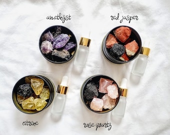 Amethyst Crystal diffuser Aromatherapy Diffuser Natural Crystal Diffuser Oil Diffuser Room Diffuser Citrine Crystal diffuser Rose Quartz