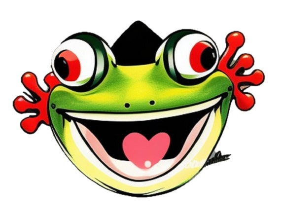 Funny Frog Collection is a Digital Print Download Svg Files - Etsy Funny Frog Collection is a Digital Print Download Svg Files - Etsy