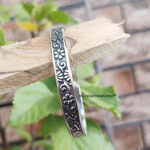 925 Sterling Silver Bangle, Women Bangle, Boho Bangle, Handmade Bangle, Statement Bangle, Lovely Bangle, Beautiful Bangle, Gift For Her,