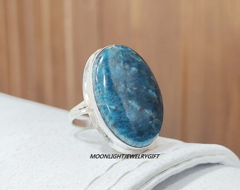 Shattuckite Ring, 925 Sterling Silver Ring, Handmade Ring, Statement Ring, Beautiful Ring Women Ring, Gemstone Ring,Band Ring, Gift For Her,