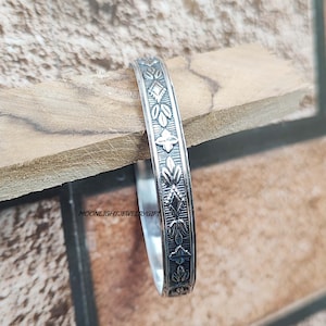 Silver Bangle,925 Sterling Silver Bangle, Women Bangle, Handmade Bangle, Statement Bangle, Boho Bangle, Lovely Bangle, Band Bangle, Gifts,