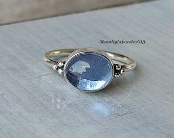 Natural Tanzanite Ring, Beautiful jewelry, 925 Sterling Silver Ring, Handmade Jewelry, Gemstone Tanzanite, Women Jewelry Ring, Gift For Her,