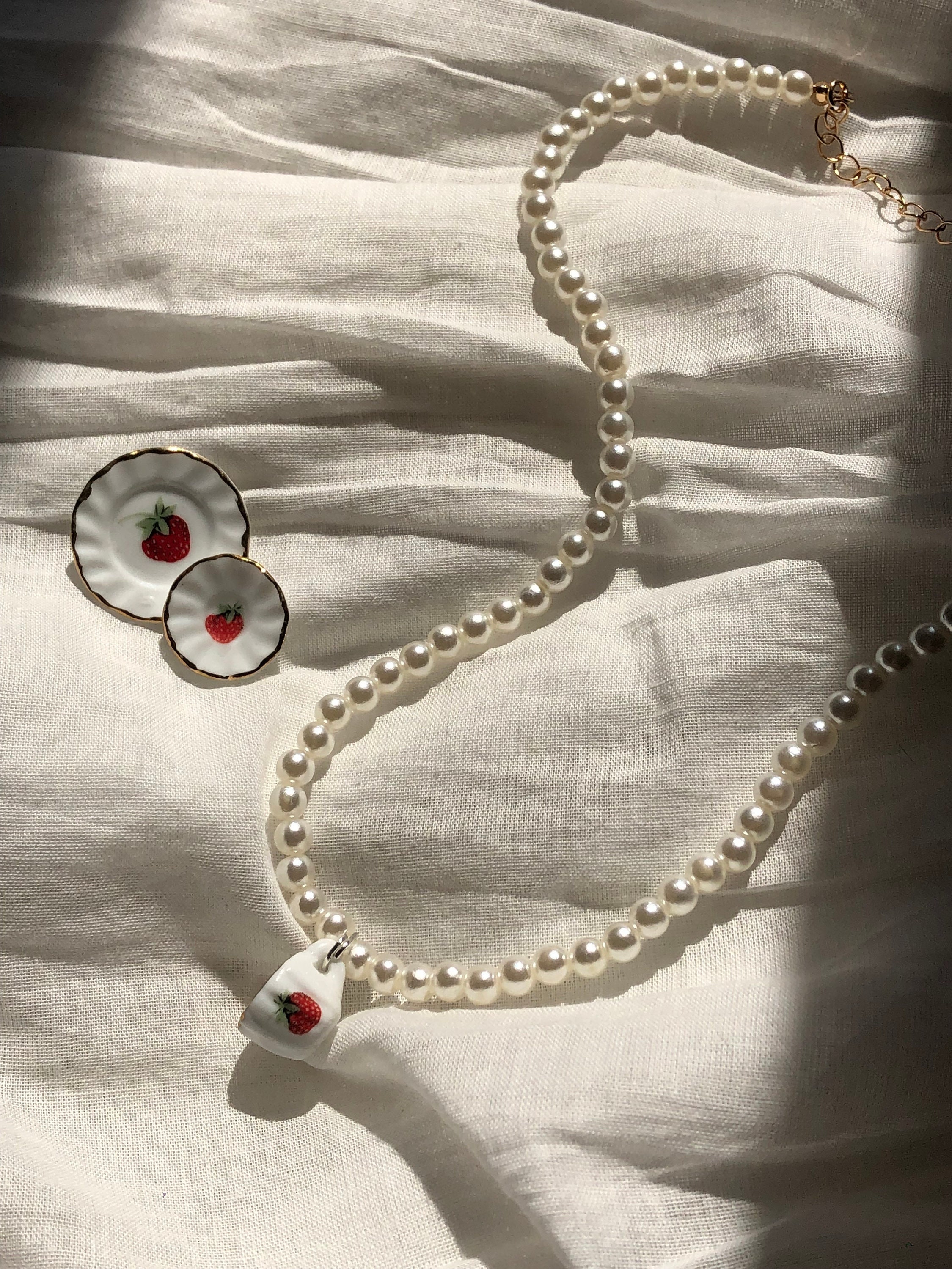 Brand New Chinese Style Coquette Faux Pearl Beaded - Depop