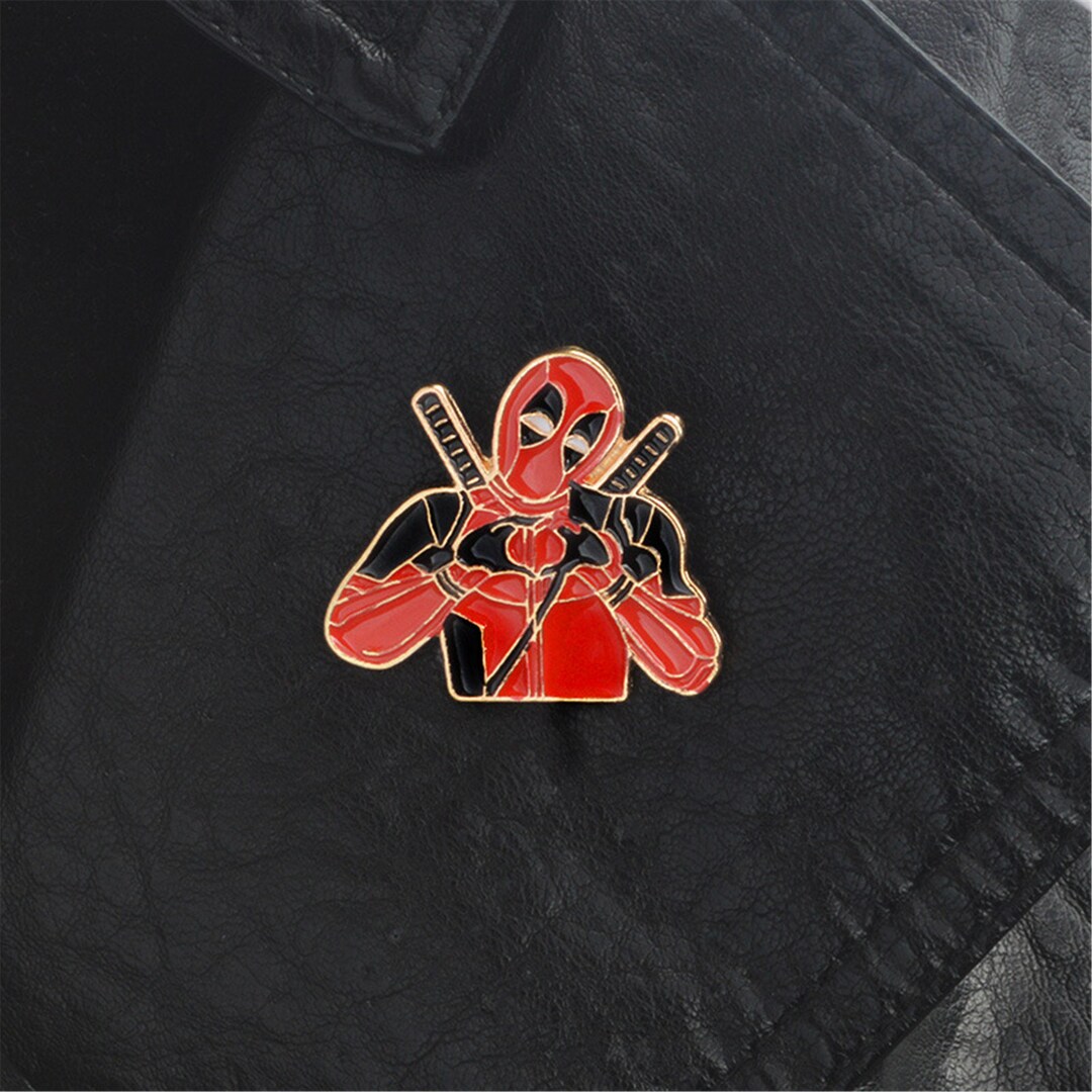 Marvel Enamel Pin Deadpool Pastel Anime Display Enamel Pin Etsy