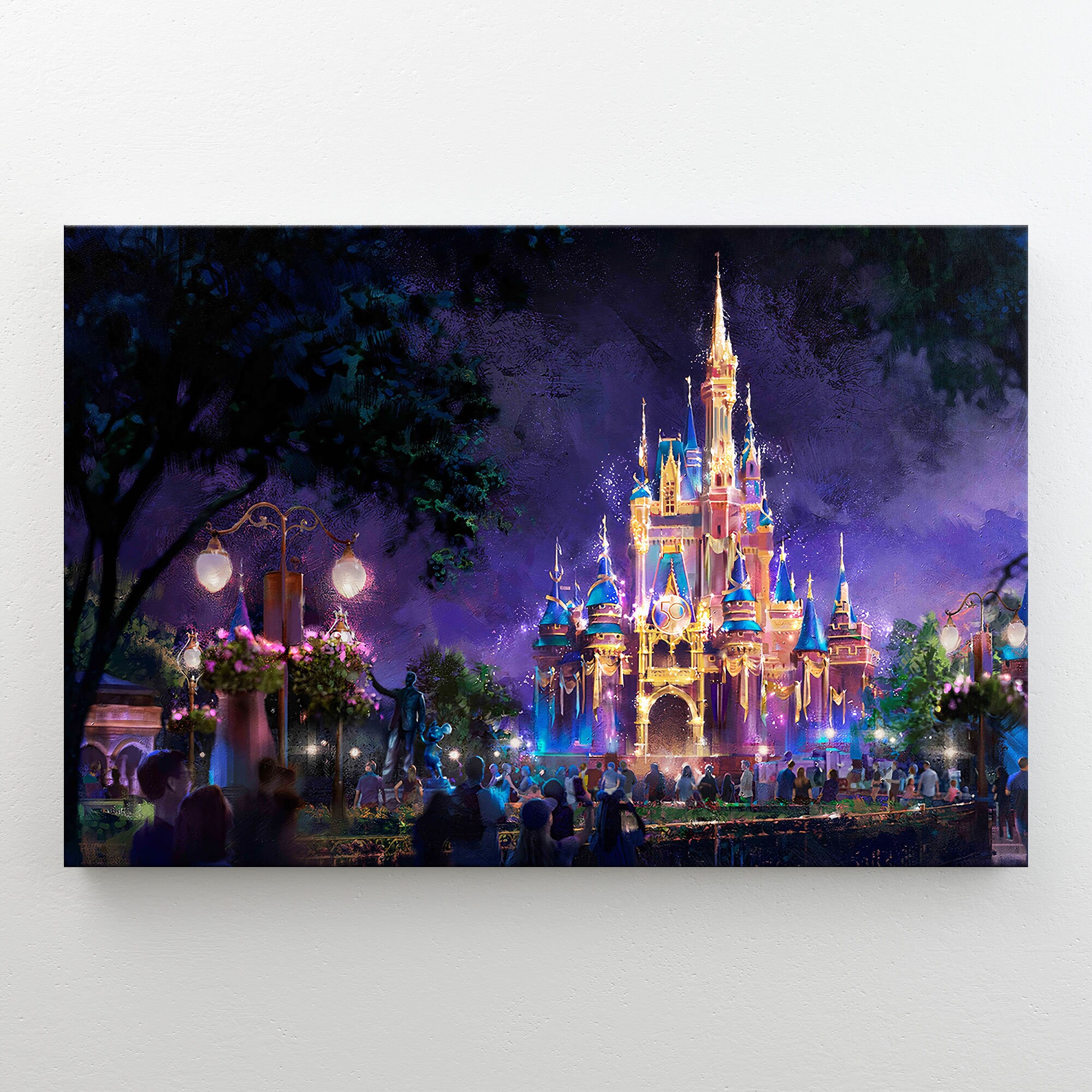 Disney's Magic Kingdom 50th Anniversary Poster sold by Gangplank