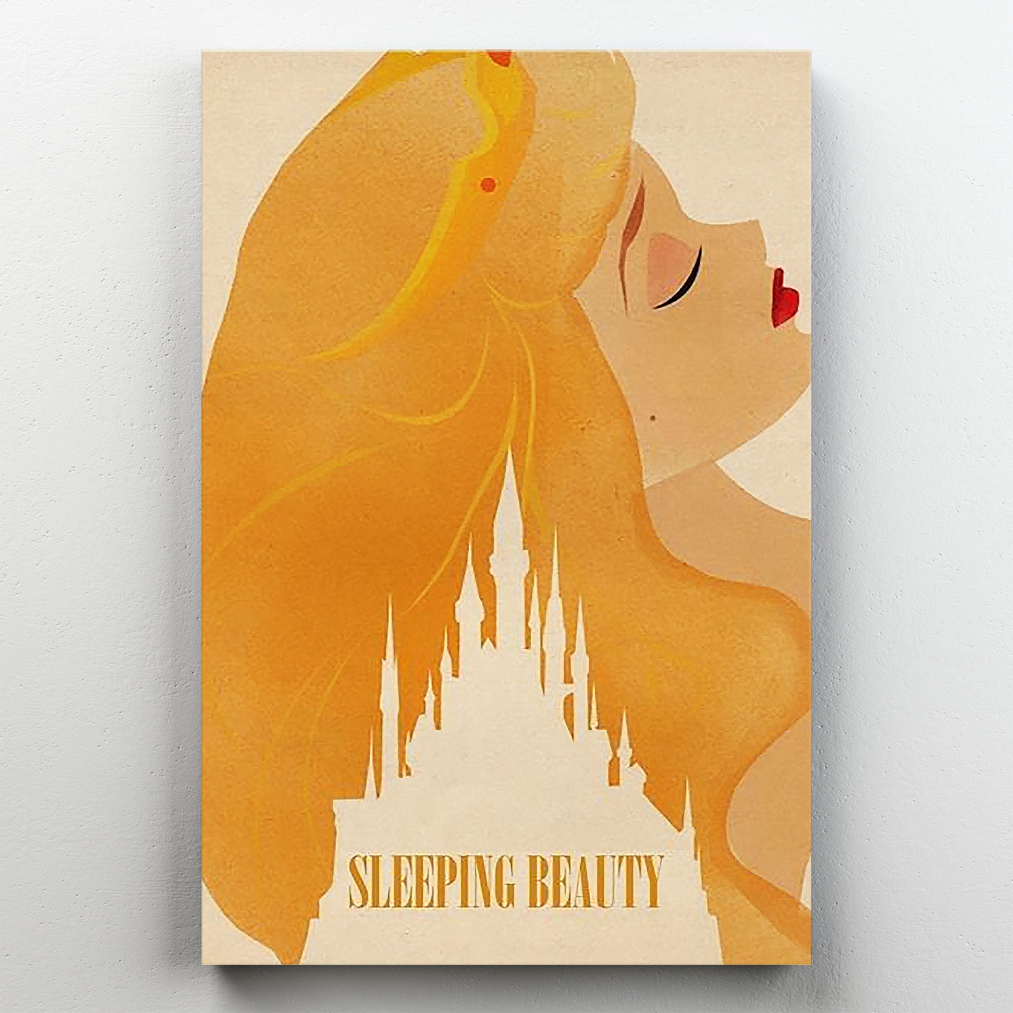 Vintage Disneyland Sleeping Beauty Attraction Poster, Disney Princess