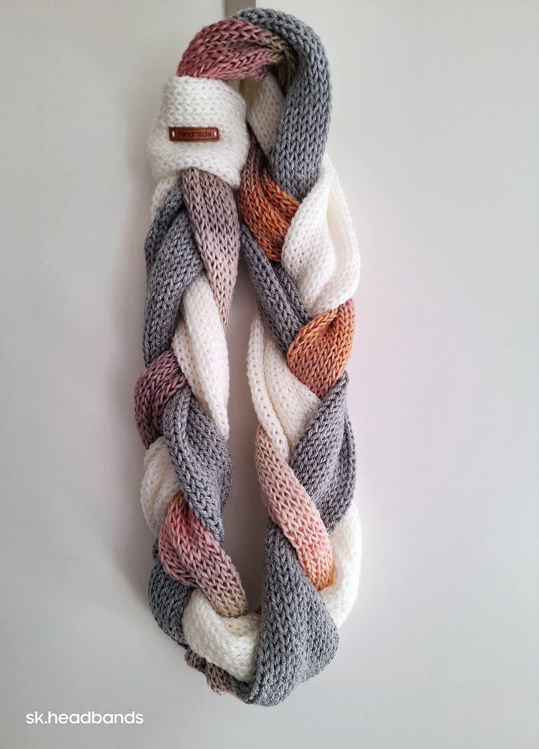Loop Scarf Pattern in English for 22 Needle Knitting Machine - Etsy UK